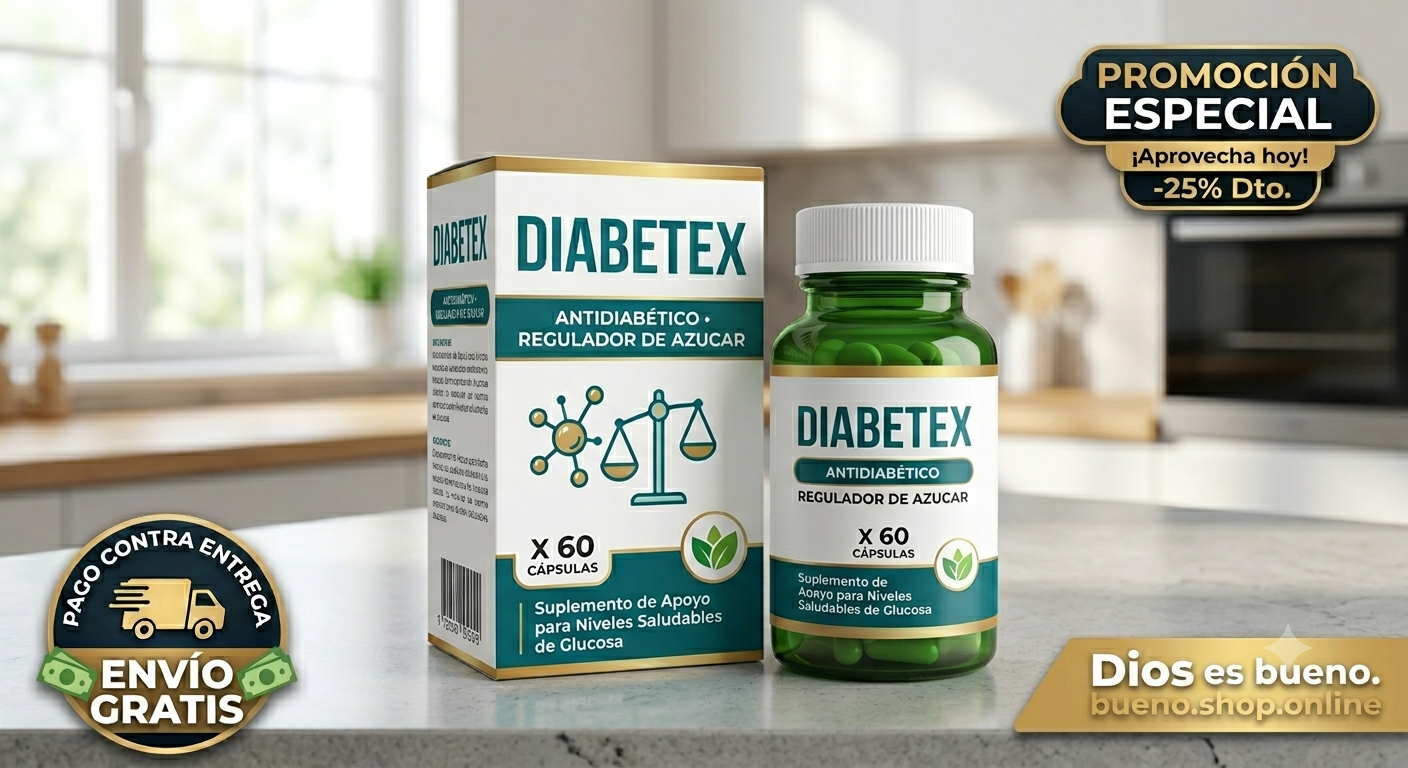 DIABETEX X 60 CAPSULAS (ANTIDIABÉTICO . REGULADOR DE AZUCAR)